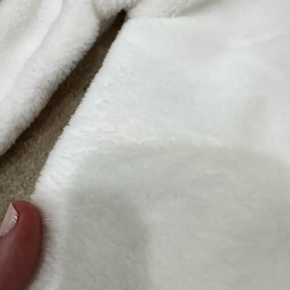 Carter's Plush White Hooded Jacket, size 6m